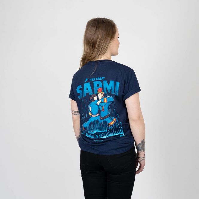 Huvudbild GREAT SÁPMI T-SHIRT - NAVY