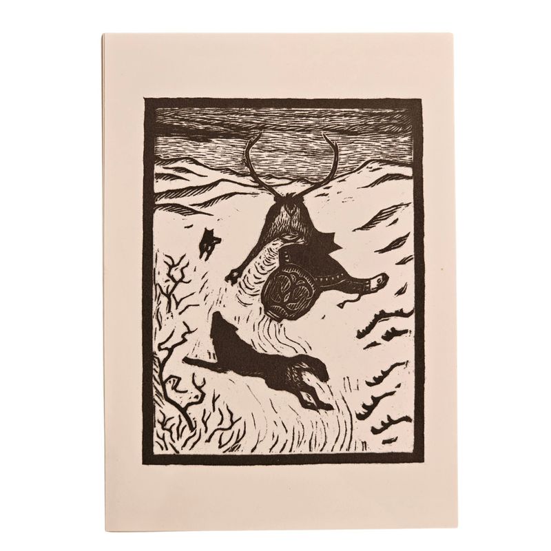 Baggje-ædnamidi John Savio Konstkort A6