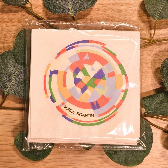 Huvudbild Servetter Bures Boahtin Färg 12x12 cm 10 st